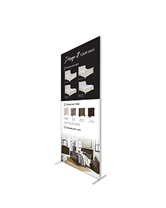 Design It Your Way / You Have Options With Porter - Optium Fabric Frame - 3.3' x 7.4' - D/S