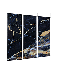 Gilded - EZ Room Divider - 30x96 Triptych - D/S