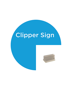 Clipper Sign / Custom - 10x10 - D/S - 2 Pack - Ashley